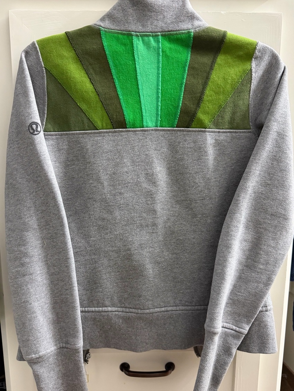 lululemon Green Sunrise Thick Full Zip Scuba Jacket